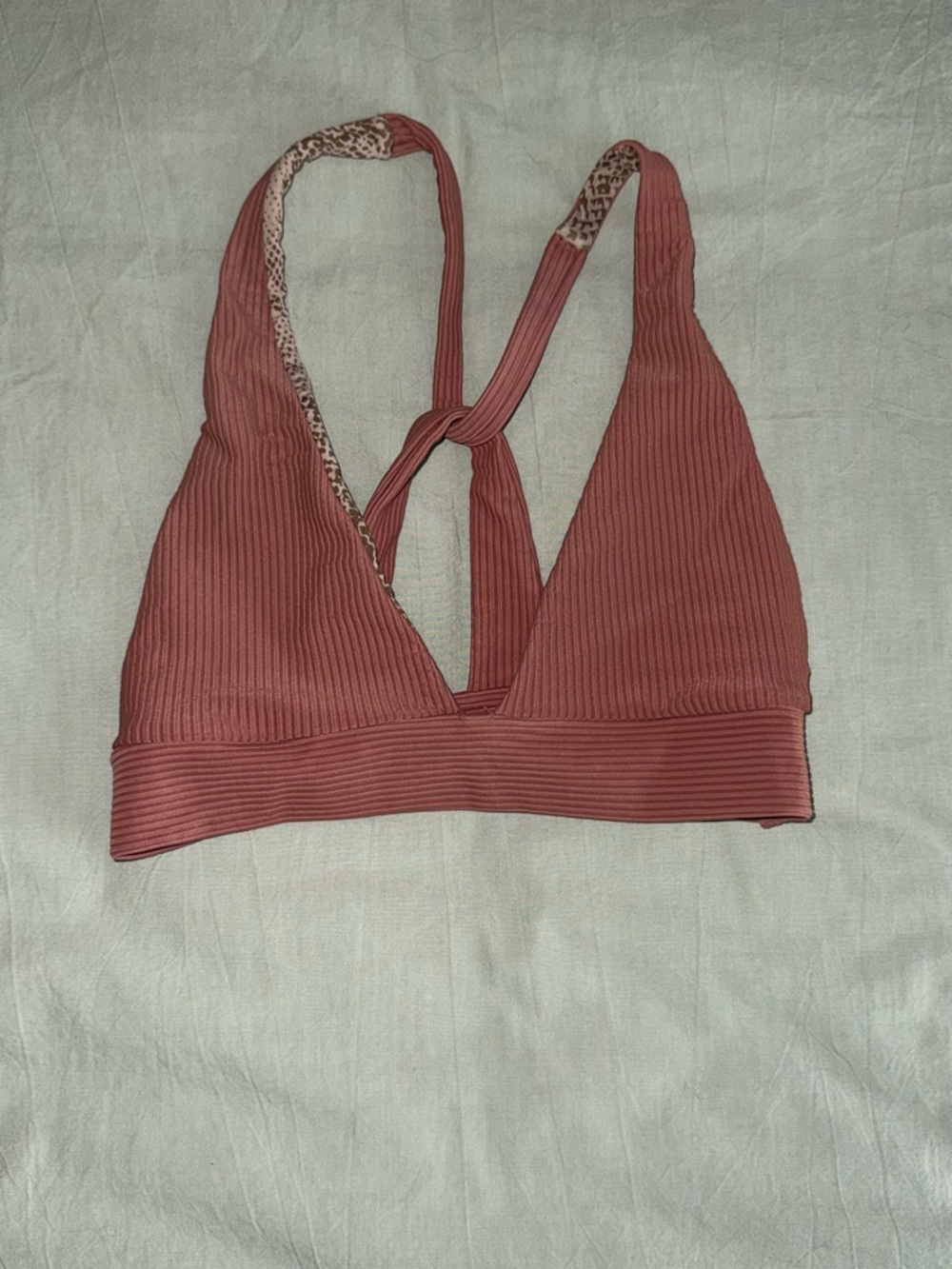 acacia swimwear pink top size small